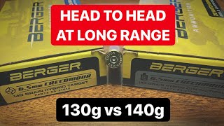 Berger Ammunition 130g vs 140g at Long Range! Ruger Precision Rifle Prefit Barrel