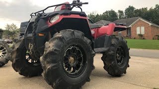 Sportsman 570 on 33s!!! - Does it Rub?