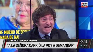 "Cristina, te desafío a un debate público" Javier Milei con Viviana Canosa- 22/06/22