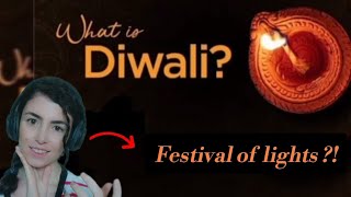 Foreigner reacts to WHAT IS DIWAlI?? #diwali #india