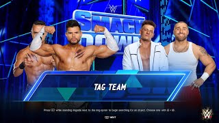 WWE 2K24 Los Lotharios Vs The D’Angelo Family | SMACKDOWN | Universe Mode