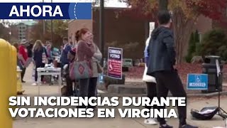 Sin incidencias durante las votaciones en Virginia - 5Nov