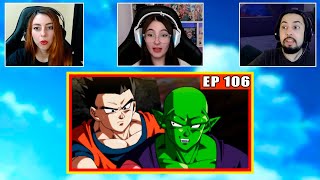 Gohan e Piccolo no Torneio do Poder | 3 Pessoas Reagindo | Dragon Ball SUPER - EP 106