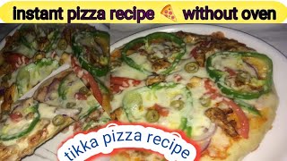 pizza recipe with out oven by life with abihatehreem|pizza dough recipe|pizza sauce recipe|#pizza