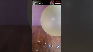 balloon experiment real aur fake #shorts #experiment #viral