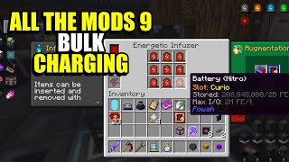 Ep137 Bulk Charging -  All The Mods 9 Modpack