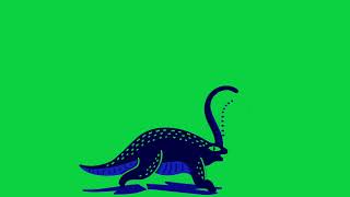 dinosaur animated cartoon green screen motion graphics video copyright free to use