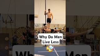 Why do men live less 🤯 | Awesome calisthenics move #calisthenics #poledance #fitness #shorts #funny