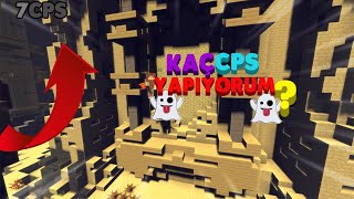 KAÇ CPS YAPIYORUM-!!!minecraft craftrise bedwars