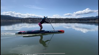 Fiona Wylde Stand Up Paddle Distance Race Training