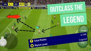 TACTICAL BREAKDOWN ON HOW TO OUTCLASS THE LEGEND - EFOOTBALL 2023 MOBILE