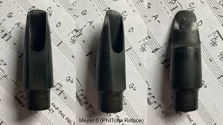 Meyer 6 Alto Sax Mouthpiece Refaced by Phil-Tone (For Sale)