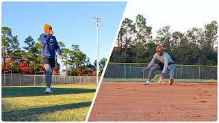 Sprints and Defense | A Day In The Life Of A College Baseball Player