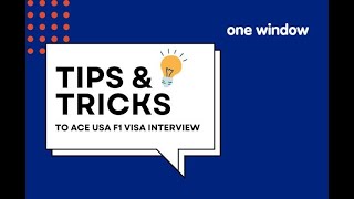 Ace Your F1 Visa Interview: 5 Powerful Tips You NEED to Know | USA F1 VISA | Study Abroad