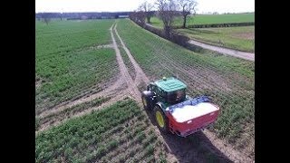 Fertilising 2018 - John Deere 6155R - F.S.Watts & Sons