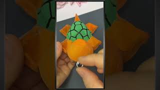 Let's make a cute little turtle together. Handicraft, parent-child, creativity, decompression, k