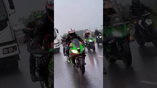 Rainy Superbikes Ride❣️ #trending #superbikes #youtube #viral #zx10r #ducati #bmw #s1000rr #z900 #1m