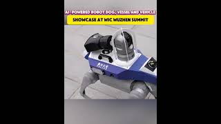 AI-powered robot dog, vessel and vehicle showcase at WIC Wuzhen Summit#fyp #fypシ #china