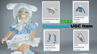 How to get FREE CINNAMOROLL UGC ITEMS in Roblox