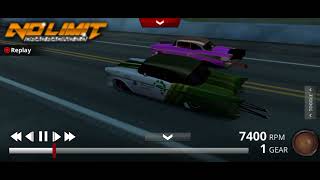 No limit drag racing 2.0 v2.0.2 Procharged charged 1955 Chevrolet Belair on 34 tyre @5.515 et