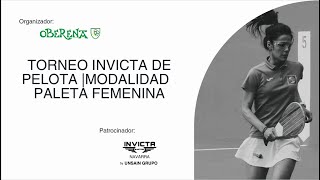 I TORNEO INVICTA DE PELOTA (MODALIDAD PALETA FEMENINA)