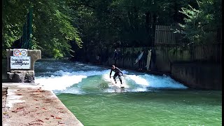 A German Park That's Famous for Surfing? - Munich, Germany [4K]