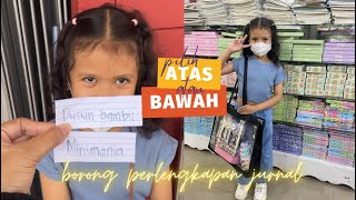 CHALLENGE ATAS BAWAH | BELI PERLENGKAPAN JURNAL STIKER | TEMPAT WISATA KELUARGA MINIMANIA