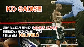 ANGGAP REMEH PENANTANG DARI KELAS MENENGAH | HOLYFIELD AMBRUK DI HAJAR TONEY