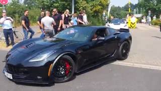 Two Chevrolet Corvettes Z06 at Cars and Coffee Düsseldorf