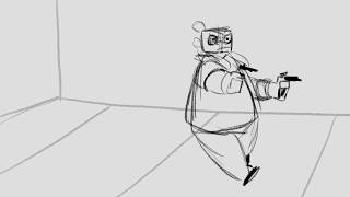 Robot Hunt - Dogon Rough Animation