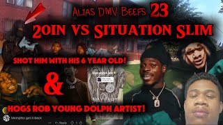 Lincoln Heights Youngins Rob Young Dolph Artist! Situation Slim & 2oin Beef! (Alias DMV Beefs 23)