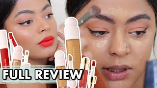 RARE BEAUTY REVIEW ON MEDIUM/TAN SKIN | Rare Beauty On Dry Skin, 12 Hours Wear Test