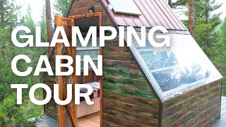 Tour of Our Self-Built Glamping Cabin in the Montana Woods