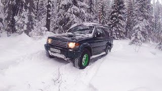 Mitsubishi Pajero и УАЗ Патриот, снежный рейд на хутор Собачий. OffroadNN.