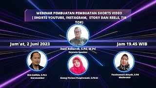 Pembuatan Shorts Video  Shorts Youtube, Instagram Story,  dan Reels dan Tik Tok