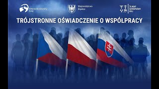 Trójstronne oświadczenie o współpracy w ramach Trójkąta Transgranicznego.