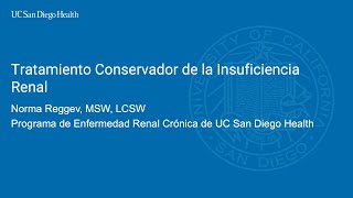 Tratamiento Conservador de la Insuficiencia Renal