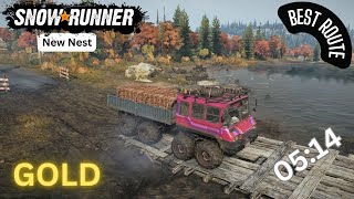 SnowRunner | New Nest | Best Route | GOLD