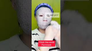 viral korean chia seeds facemask #skincare #viralvideo #trending #youtubeshorts #korean #videos