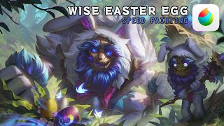 Wise Easter Egg Process | Hướng dẫn vẽ | Hieu Nhan | 4K