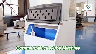 high quality commercial 750kg cube ice maker machine ice cube making machine with factory price for