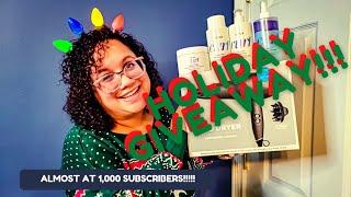 *closed* Holiday GIVEAWAY | 1,000 Subscribers | Merry Christmas