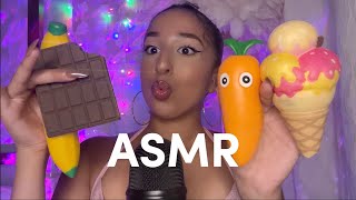 ASMR| Eating FAKE Foods 🍩💤(Tingly Mouthsounds)