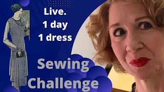 Sewing a Vintage Dress in 24 Hours - part 1