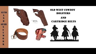 Western Style Cowboy Holsters and Cartridge Belt (Budget Friendly)