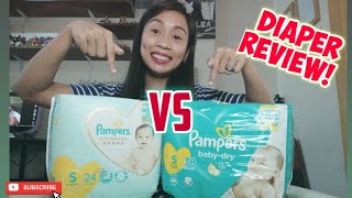 Pampers Diaper Review| Baby Dry Vs Premium Care❤️