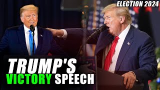 Trump's Victory Speech After 2024 Election Win | Huge Announcement as He Begins Second Term