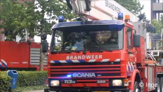 Prio1 Hoogwerker 6751 Met Spoed Vanaf Opendag Brandweer Rijen Naar Woningbrand Trompstraat Tilburg