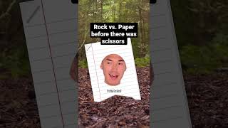 Rock vs. Paper before there was scissors...