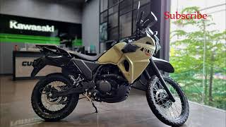 All New Kawasaki KLR650 2022 PEARL SAND KHAKI